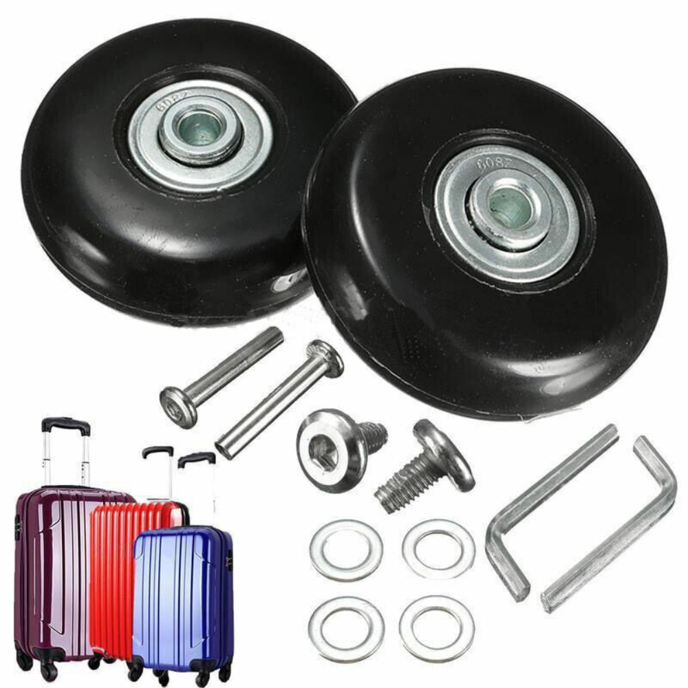 57-59MM Resistant Flexible Sil - Silent Replacement Luggage Wheels recension och pris