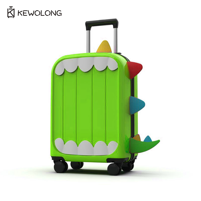 3D Cartoon Dinosaur Kids Lugga - Spinner Wheel Rolling Suitcase 20 Inch recension och pris