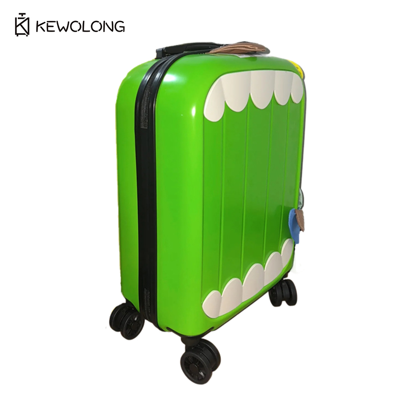 3D Cartoon Dinosaur Kids Lugga - Spinner Wheel Rolling Suitcase 20 Inch recension och pris