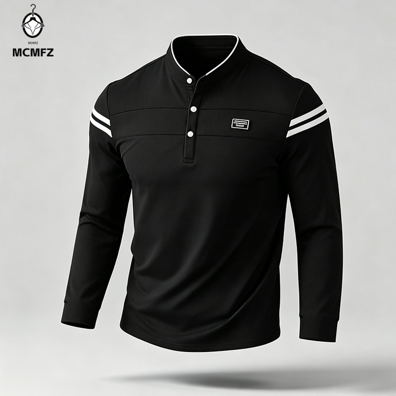 Male Urban Long Sleeve Polo Sh - Handbags recension och pris
