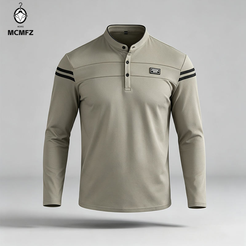 Male Urban Long Sleeve Polo Sh - Handbags recension och pris