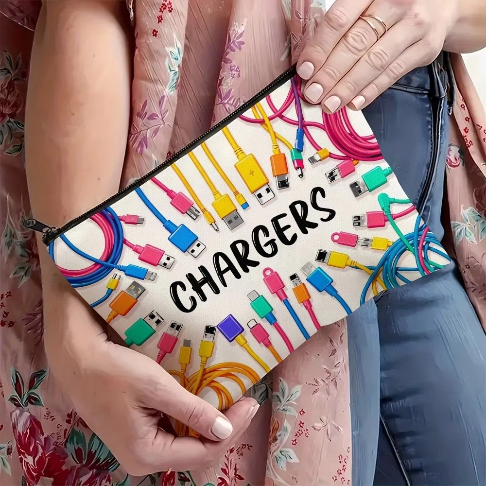 New Canvas Charger Storage Pou - Cosmetic Bags recension och pris